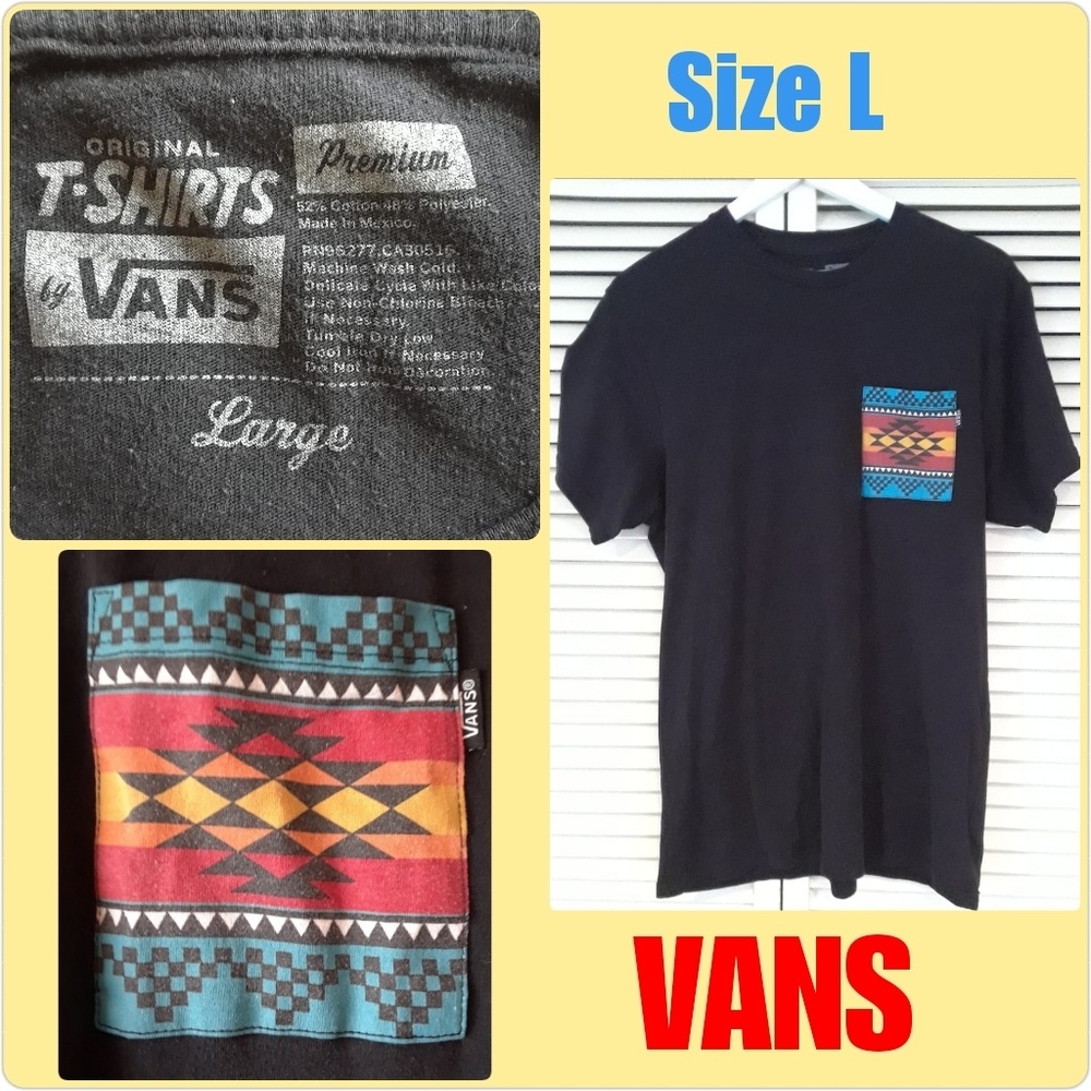 VANS Aztec Tshirt Size L